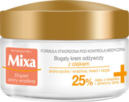 Mixa Bogaty Krem Odżywczy Z Olejkiem Z Wiesiołka