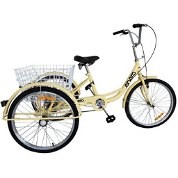 Enero, Rower rehabilitacyjny 3-kołowy 24'', żółty