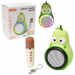 Zestaw Do Karaoke Gruszka Głośnik I Mikrofon