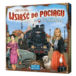 REBEL Gra planszowa Wsiąść do Pociągu Kolekcja Map