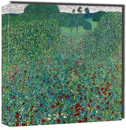Makowe pole, Gustav Klimt - obraz na płótnie