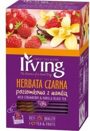 Herbata czarna kopertowana IRVING poziomkowa z wanilią 20