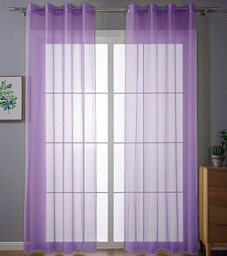 Gardinenbox Zestaw 2 przezroczystych zasłon z woalu,