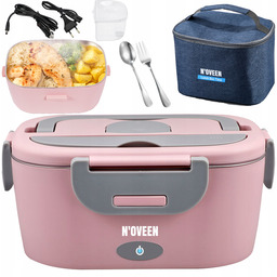Elektryczny Lunch Box Termos Pojemnik Obiadowy Podgrzewacz 230/12/24V