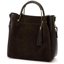 Vera Pelle damski kuferek skóra naturalna z organizerem