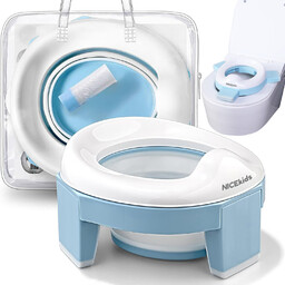 Nocnik NiceKids antypoślizgowy 3w1 niebieski