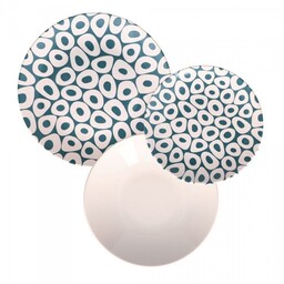 Rose&Tulipani Serwis Obiadowy Dla 6 Osób Sea Stones