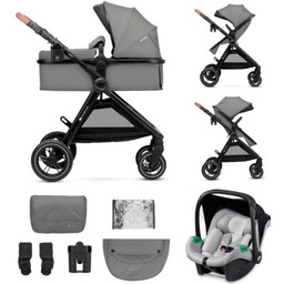 KINDERKRAFT Wózek dziecięcy wielofunkcyjny Esme Pro 3w1 Szary