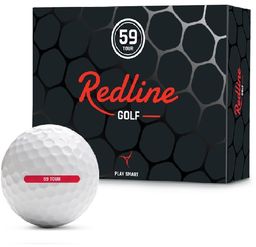 Piłki golfowe REDLINE 59 Tour (białe)