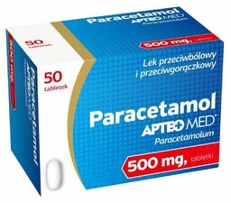 Paracetamol Synoptis 500 mg, 50 tabletek