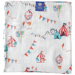 Pieluszka bambusowa 120x120 Cyrk, Bamboo Line Texpol