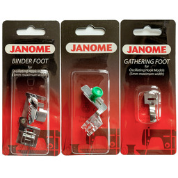 Zestaw 3 stopek do maszyny do szycia Janome
