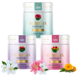 GBS Zestaw Herbat Kwitnących 3-PAK PREMIUM TEA COLLECTION