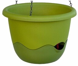 Plastia Donica samonawadniająca Mareta zielony, 30 cm, Plastia,