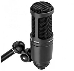Audio-Technica AT2020 Przewodowy Pojemnościowy Czarny Mikrofon