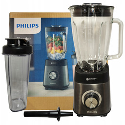 Blender Kielichowy Mikser Koktajler Philips HR3041/00 1200W Bidon