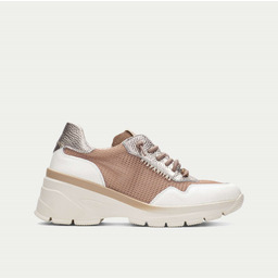 Hiszpańskie sneakersy premium - HISPANITAS CHV264712 BEŻOWE