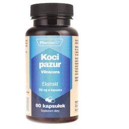Suplement diety PHARMOVIT Koci pazur (Vilcacora), 90 kapsułek