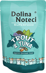 DOLINA NOTECI Superfood pstrąg i tuńczyk saszetka 85g