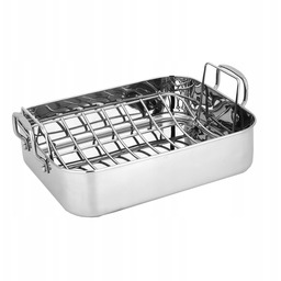 Blacha Do Pieczenia Mięs Brytfanna Z Rusztem Kratką