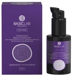 BASICLAB Acidumis Stymulujący peeling kwasowy Ujędrnienie i Wygładzenie,