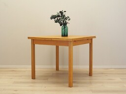 Pakamera Stół dębowy, duński design, lata 60, produkcja: