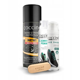 Zestaw Do Czyszczenia Butów Dezodorant Fresh Pianka Szczotka