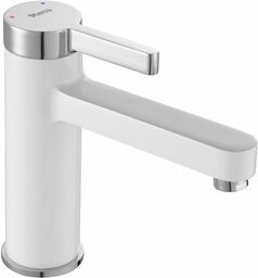 Rea Bateria Umywalkowa REA POLO Biała Chrom Niska