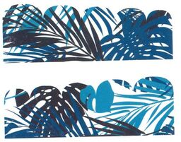 Naklejki wodne do paznokci rośliny BN-968