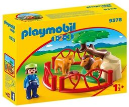 Playmobil 1.2.3 Zagroda lwów