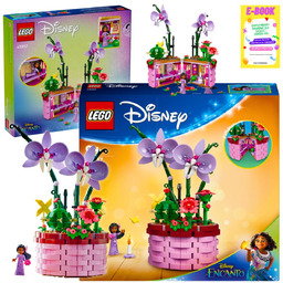 Lego disney  doniczka isabeli kwiat na prezent