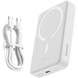 Powerbank mini Baseus 10000mAh, USB-C 30W (biały)