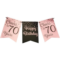 PD-Party - girlanda urodzinowa - łańcuszek z proporczykiem