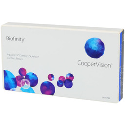 Biofinity Cooper Vision 8,6, soczewki kontaktowe, 30-dniowe, całodobowe,