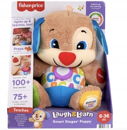 Pluszak Fisher-Price Ucz się i śmiej Szczeniaczek Uczniaczek