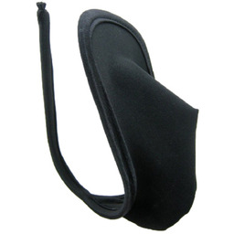 SuperLove Invisible Strapless C String for Men Black