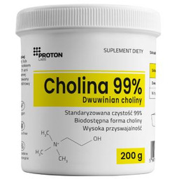 Proton Labs Cholina 99% Dwuwinian choliny, 200 g