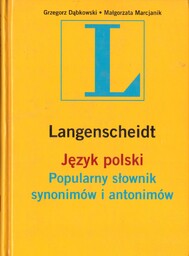 POPULARNY SŁOWNIK SYNONIMÓW I ANTONIMÓW