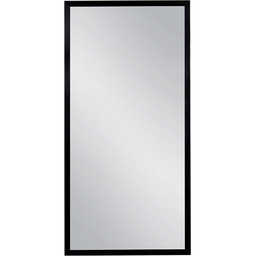 Lustro łazienkowe prostokątne 40x80 cm czarna rama