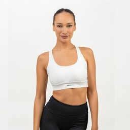 NEBBIA Biustonosz sportowy Racer Back White