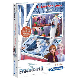 Clementoni 59141 E-Lektor Quiz Basic Disney Frozen 2