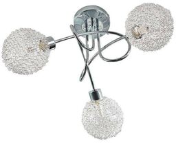 Lindby - Ticino 3 Lampa Sufitowa Round Silver/Chrome