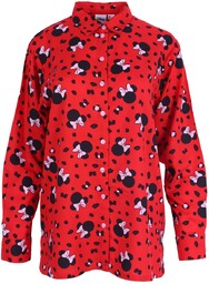 Myszka Minnie DISNEY Czerwona koszula damska z długimi