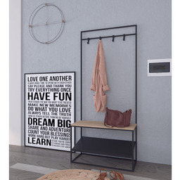 Wieszak industrialny na kurtki buty ANTESALA