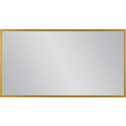 Lustro łazienkowe prostokątne 120x65 cm złota rama AUTORYZOWANY