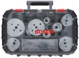 Bosch 11-częściowy zestaw otwornic do drewna i metalu