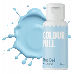 Barwnik olejowy do mas tłustych kremu czekolady błękitny