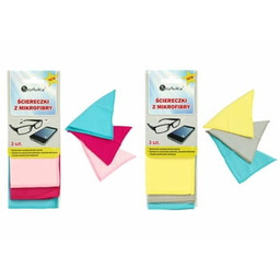 Ściereczka Z Microfibry Do Okularów, 3 Sztuki