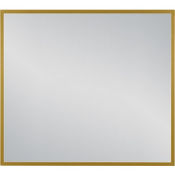 Lustro łazienkowe prostokątne 90x80 cm złota rama AUTORYZOWANY