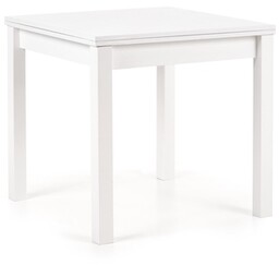 Stół rozkładany Gracjan 80-160x80x76 cm, biały